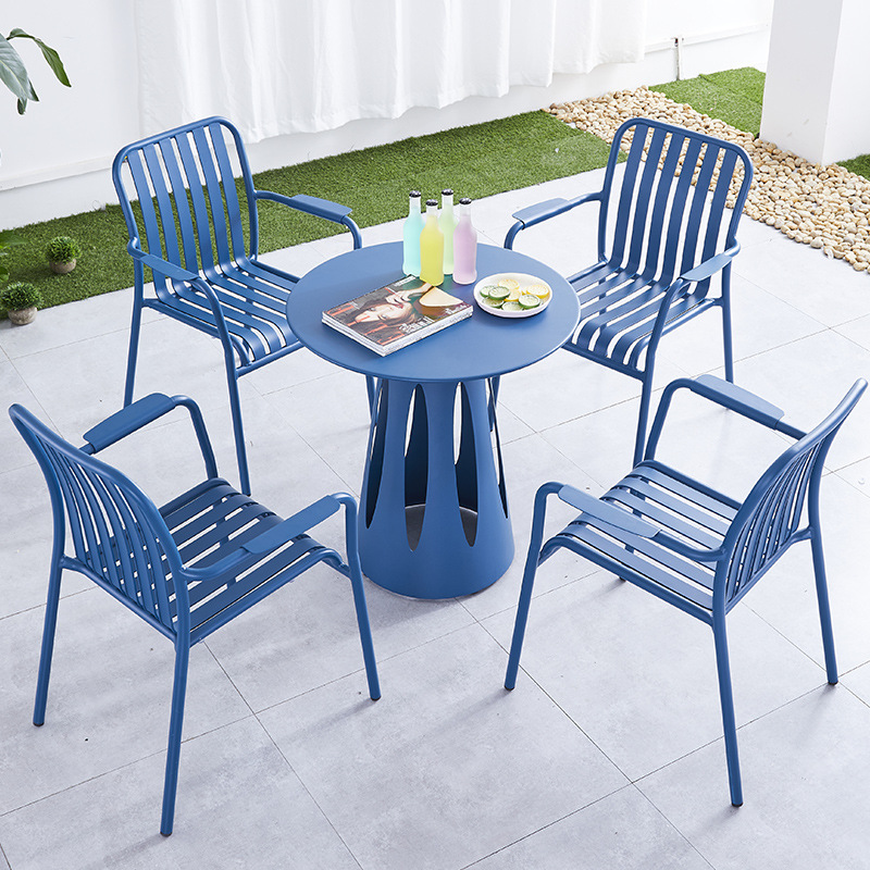 aluminum table & chair